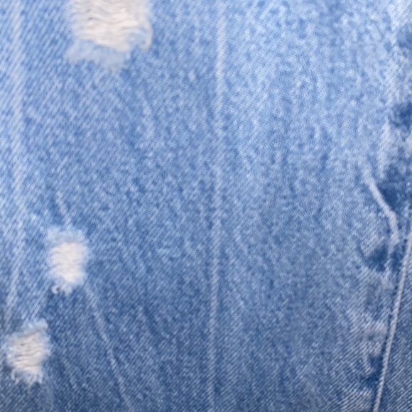 ABERCROMBIE & FITCH Ames Low Rise Slim Button Fly Distressed Boyfriend Jeans 00 - Picture 6 of 10